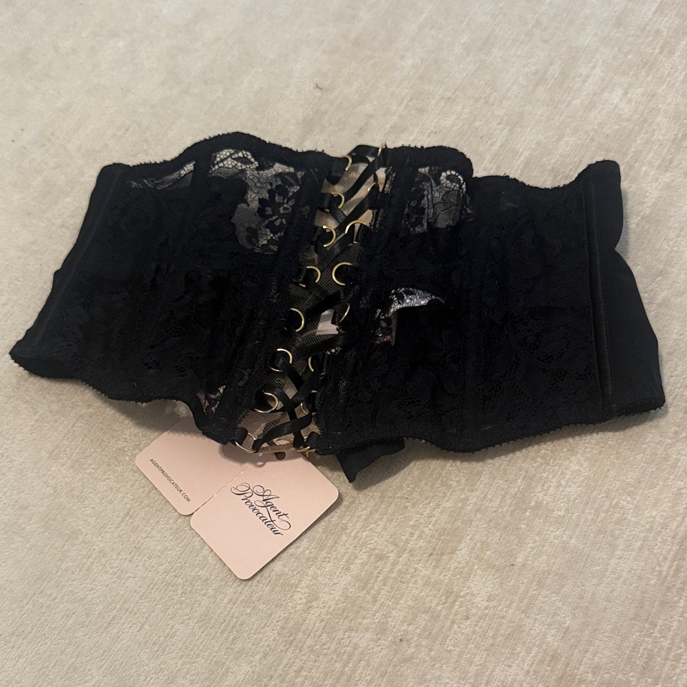 Agent Provocateur Black Lace Corset